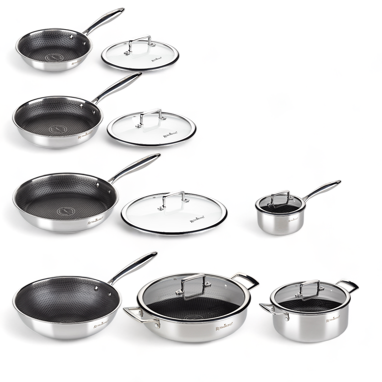 Rosmarino HexaPRO pannenset 10 delig