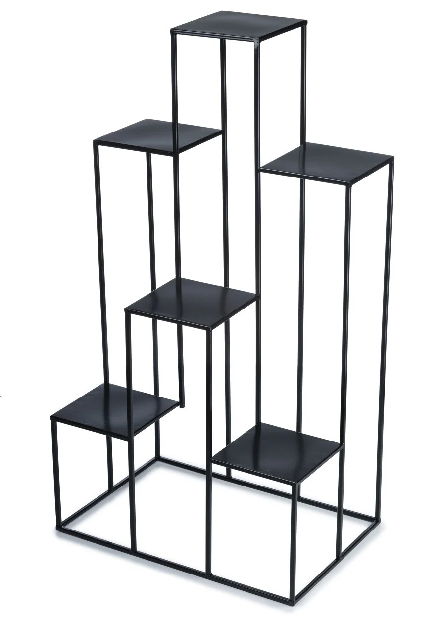 Kwietnik metalowy KASKADA na 6 kwiatów 110 cm LOFT