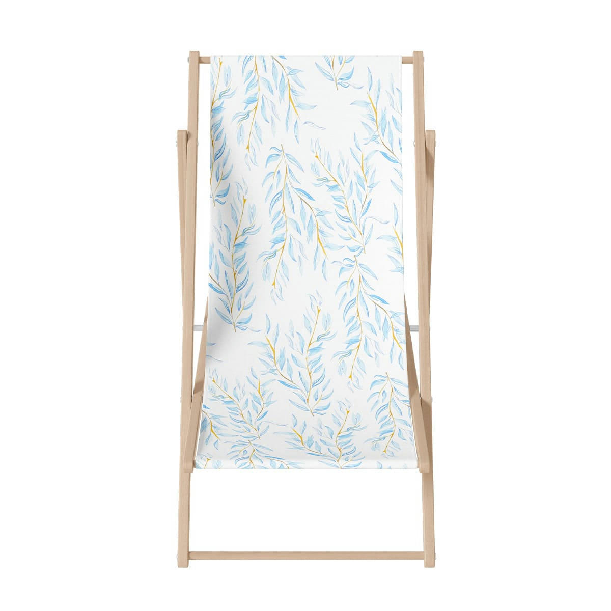 - Transat pliant été bois de hêtre bleu