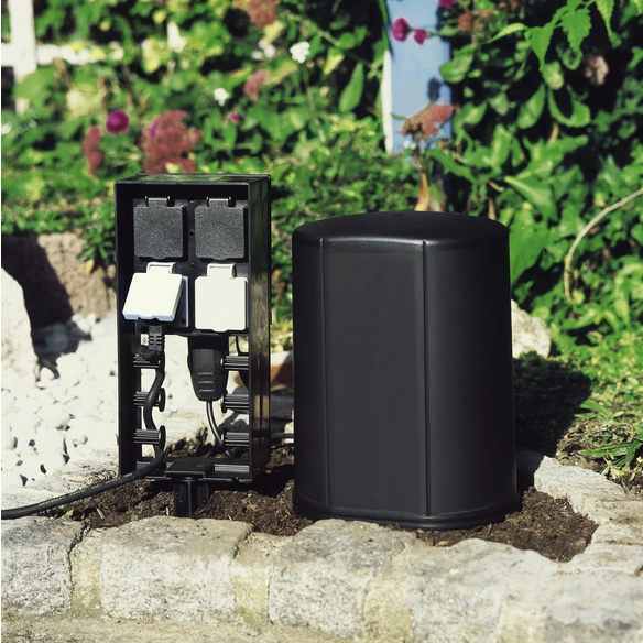 Gartensteckdose »FM-Master«, mit Erdspieß, Kunststoff, 3600 W
