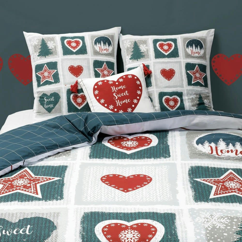 ADL - Parure housse de couette coton blanc 240x260 cm