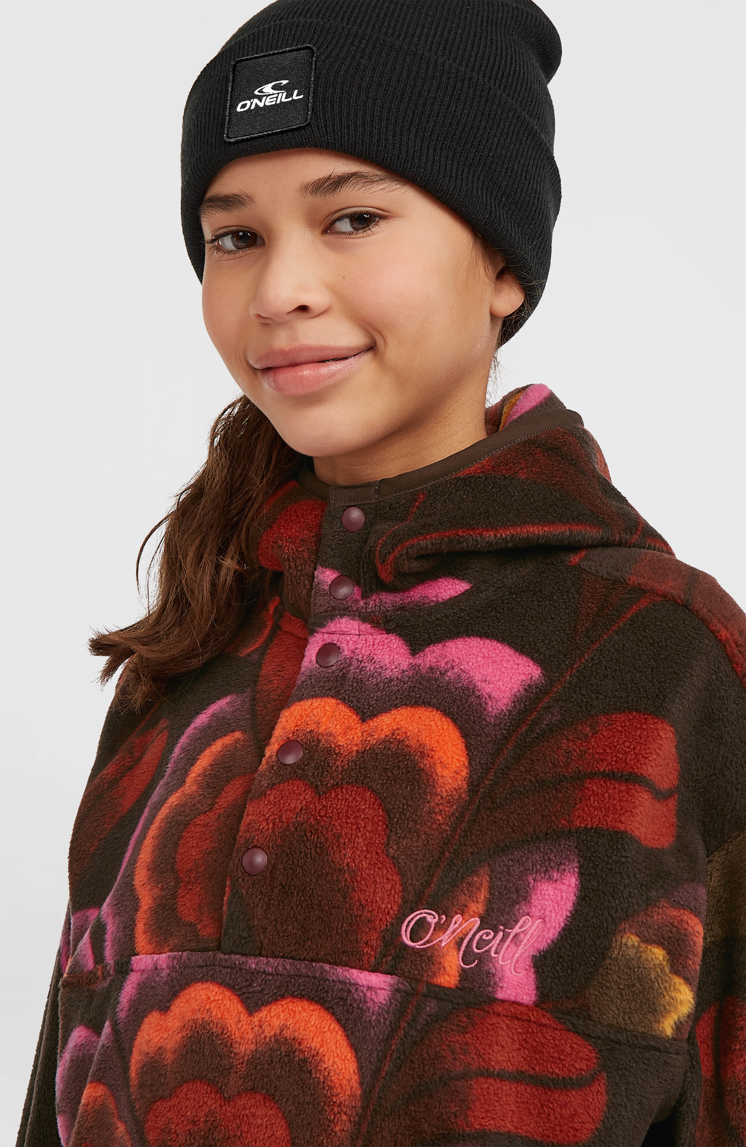 Meisjes O'Neill Superfleece hoodie met halve rits