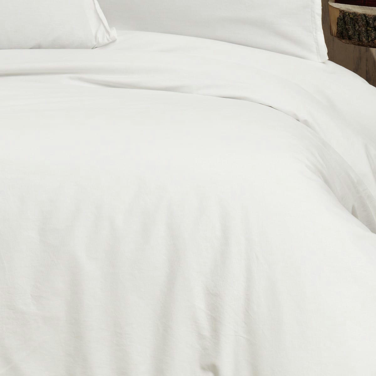 STUDIO - Housse de couette en coton  blanc 240x220 cm