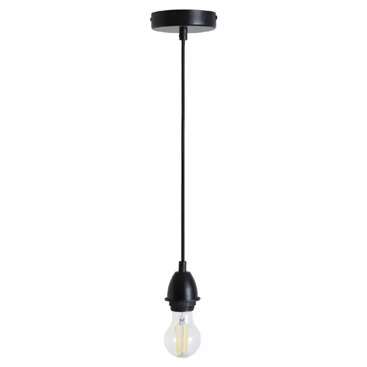 Habitat Pendel Electric Light Fitting Black 1.2M