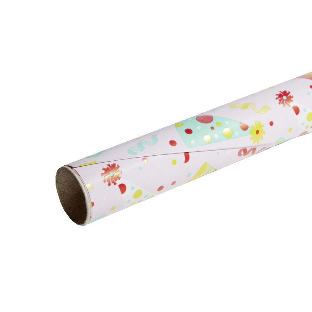 Papier cadeau 2m thème festif (6 modèles)