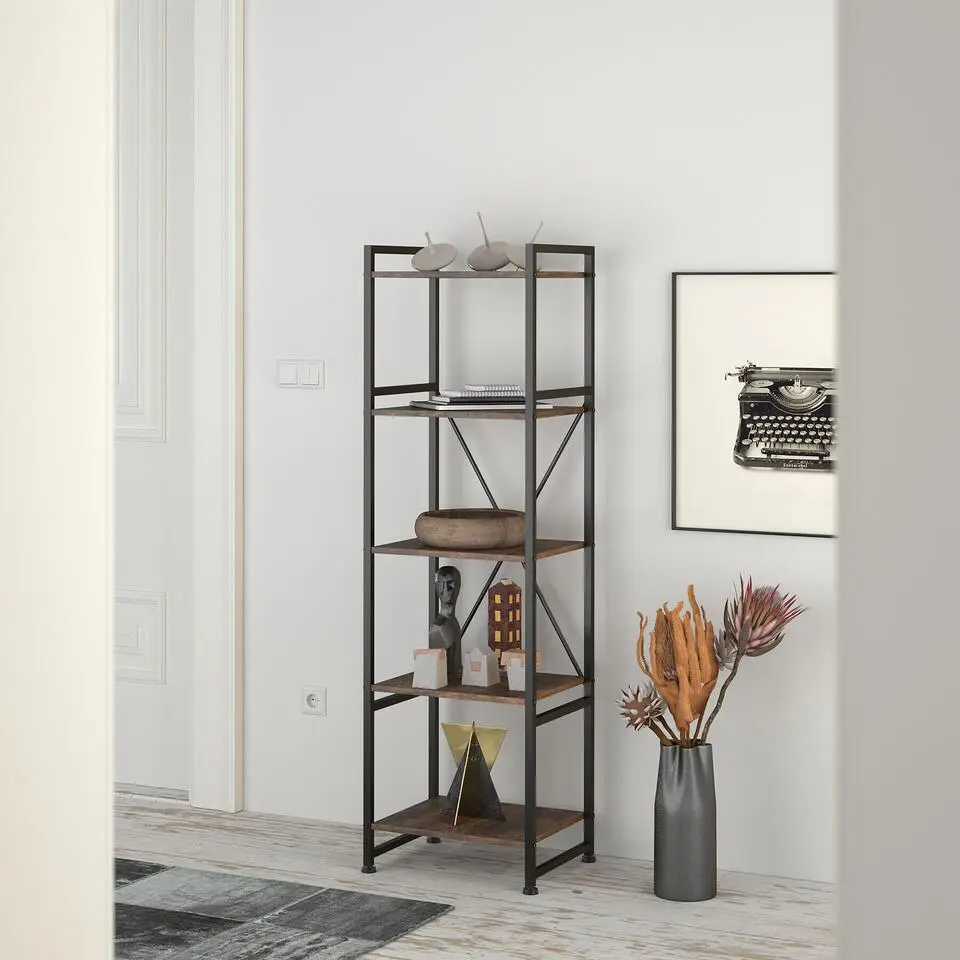 tectake Wandkast Manchester 47,5 x 34,5 x 151,5cm