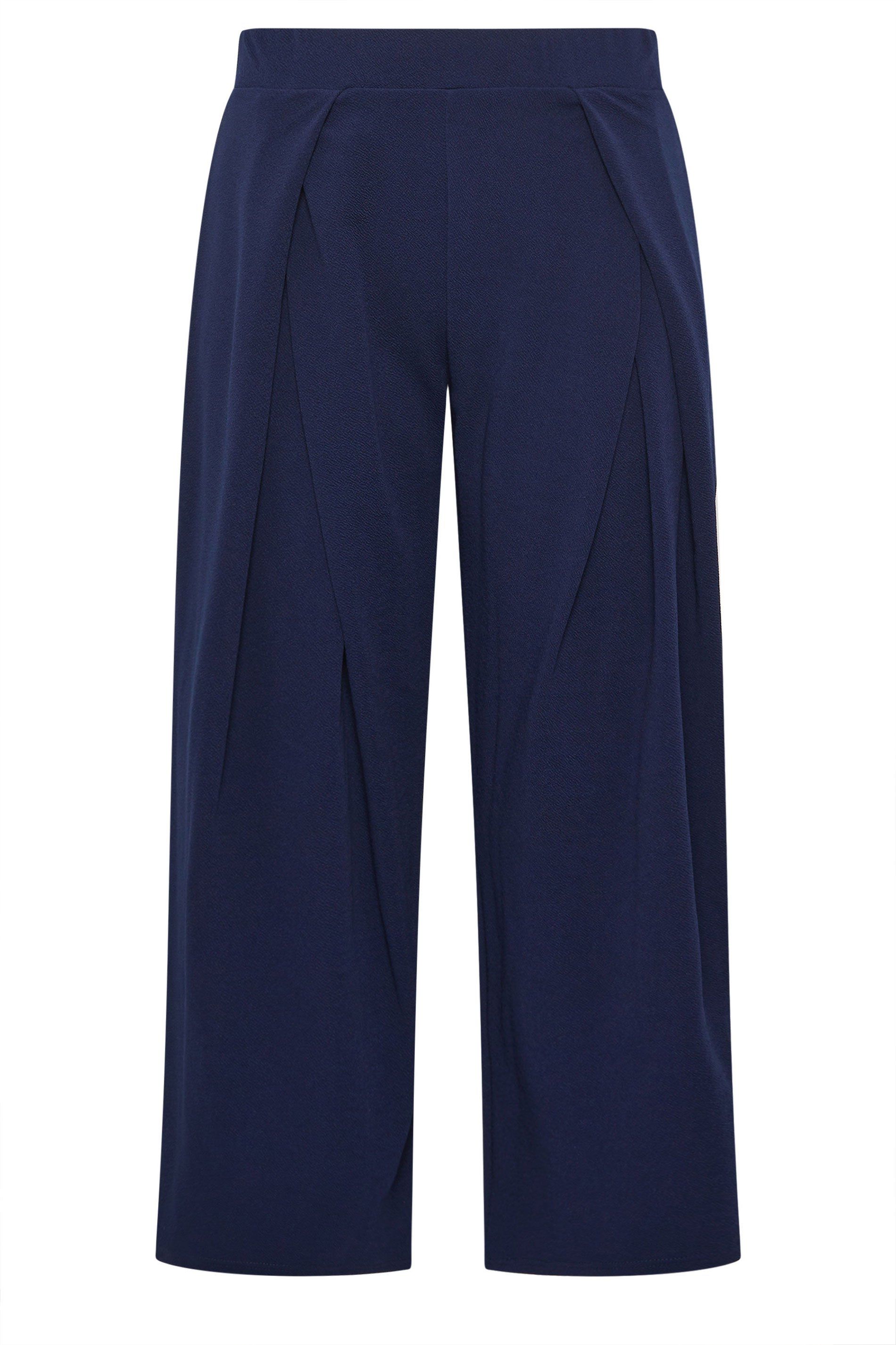 Yours Pleated Wide Leg Trousers
