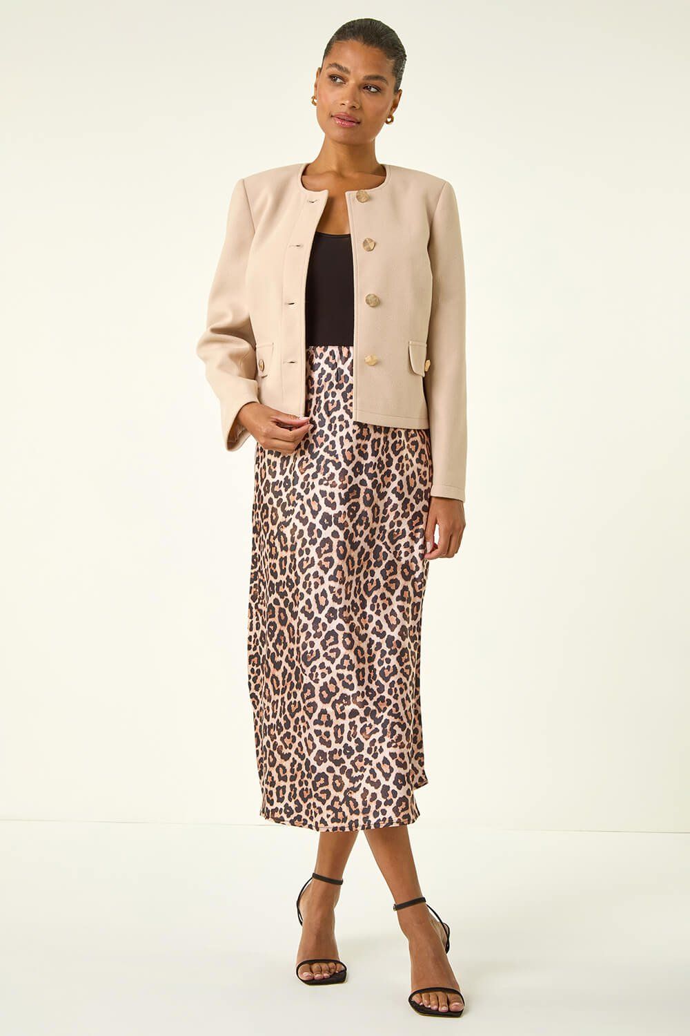 Roman Buttoned Pocket Jacket
