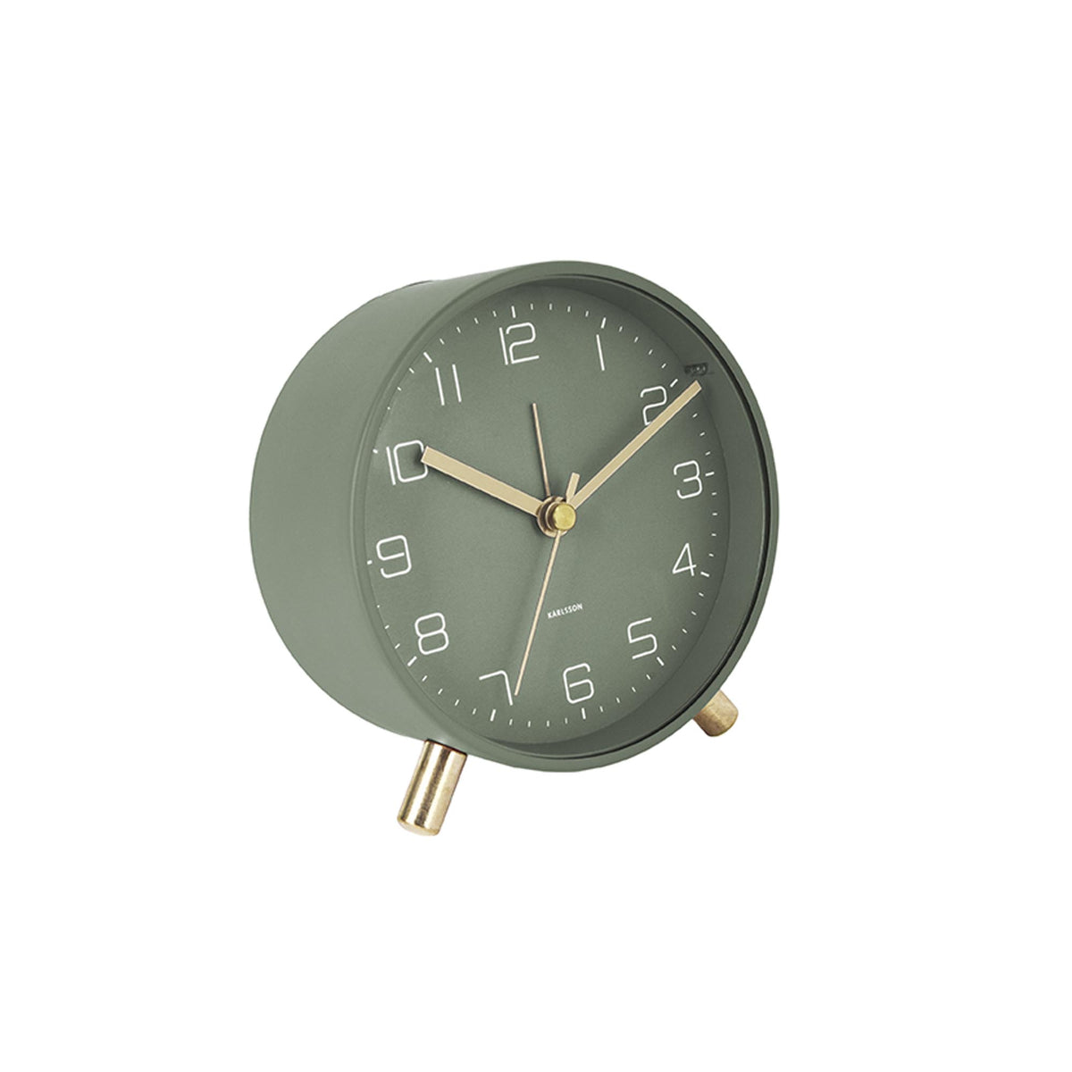 Karlsson wekker - groen - Ø11cm