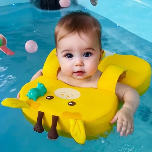 NNEOBA Baby Swim Float Non-Inflatable Buoyant Ring (Yellow)