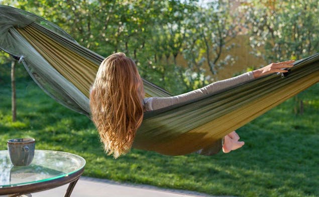 NNETM Double Camping Hammock with Mosquito Net