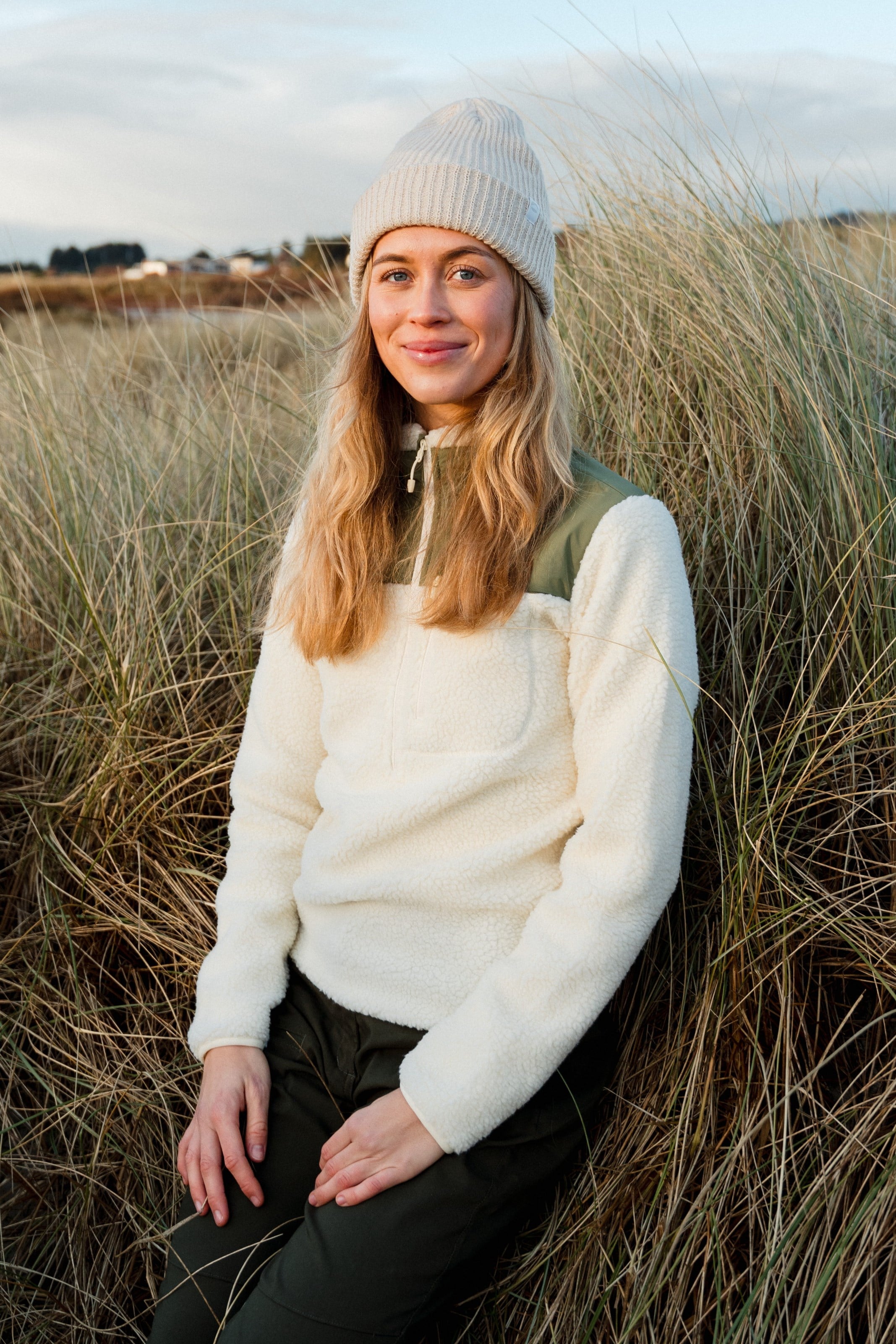 Åkrafjell Half Zip sherpagenser