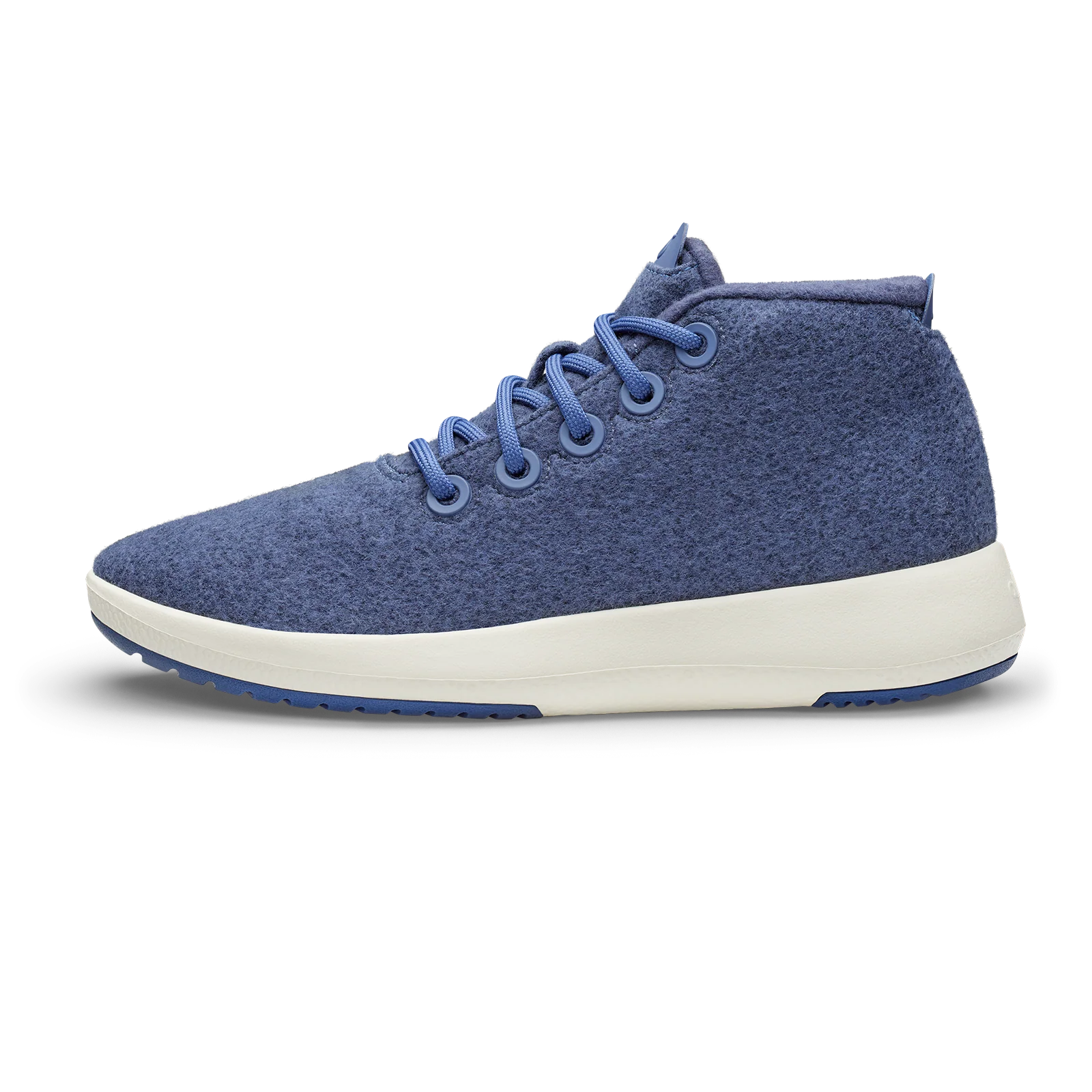 Men's Wool Runner-up Mizzles - Hazy Indigo (Natural White Sole)