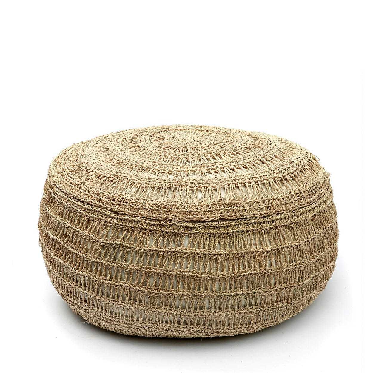 SEAGRASS - Pouf en jonc de mer D60