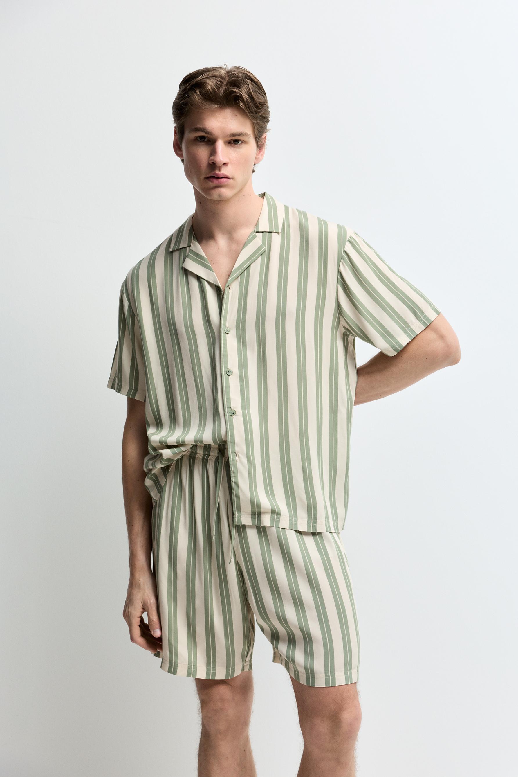 Pijama corto camisero