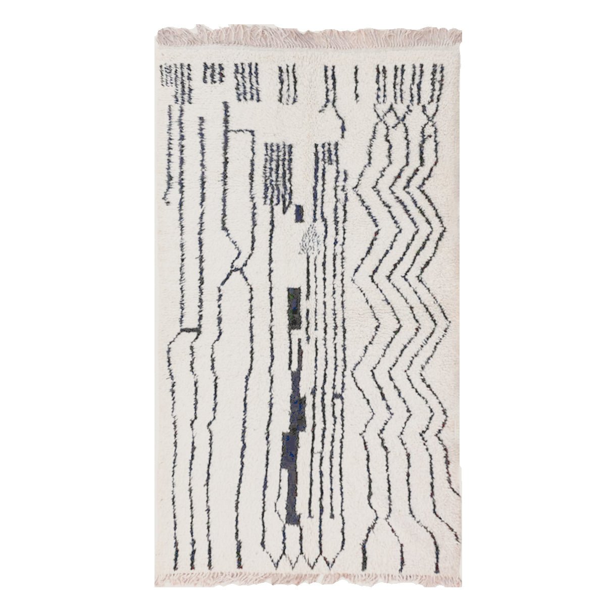 AFK Living vloerkleed Berber - handgemaakt - Wol - 80 cm x 240 cm
