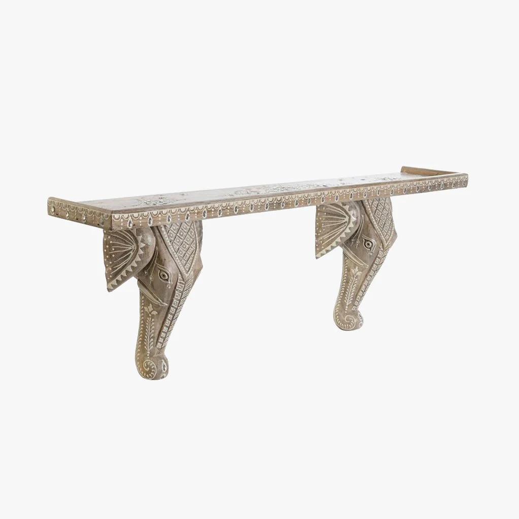 Estante Madeira Maciça Oriental Elefante JASMIN