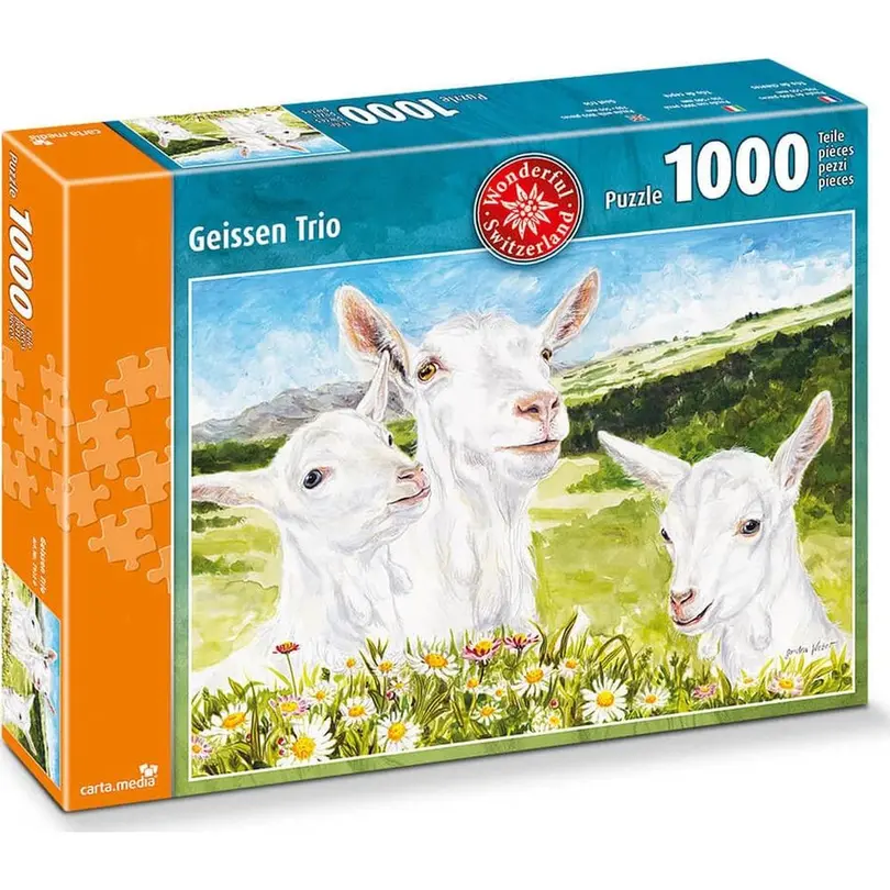Puzzle 1000er-Set Geissen Trio