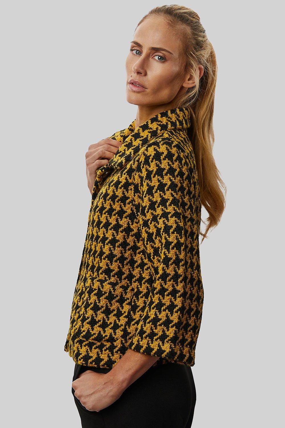 James Lakeland Short Houndstooth Jacket