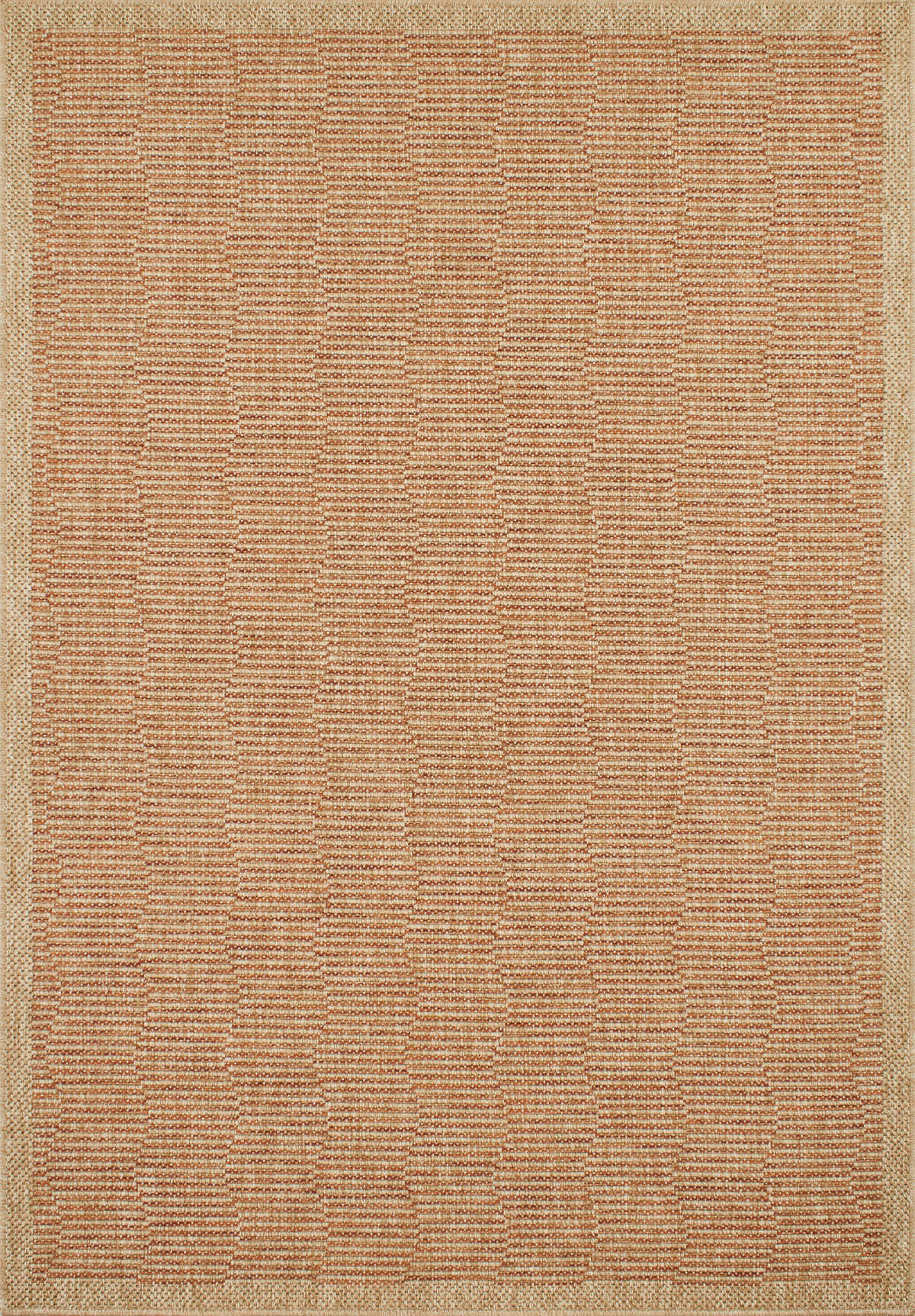 NATURE - Tapis polypropylène aspect jute terra - 60x180 cm