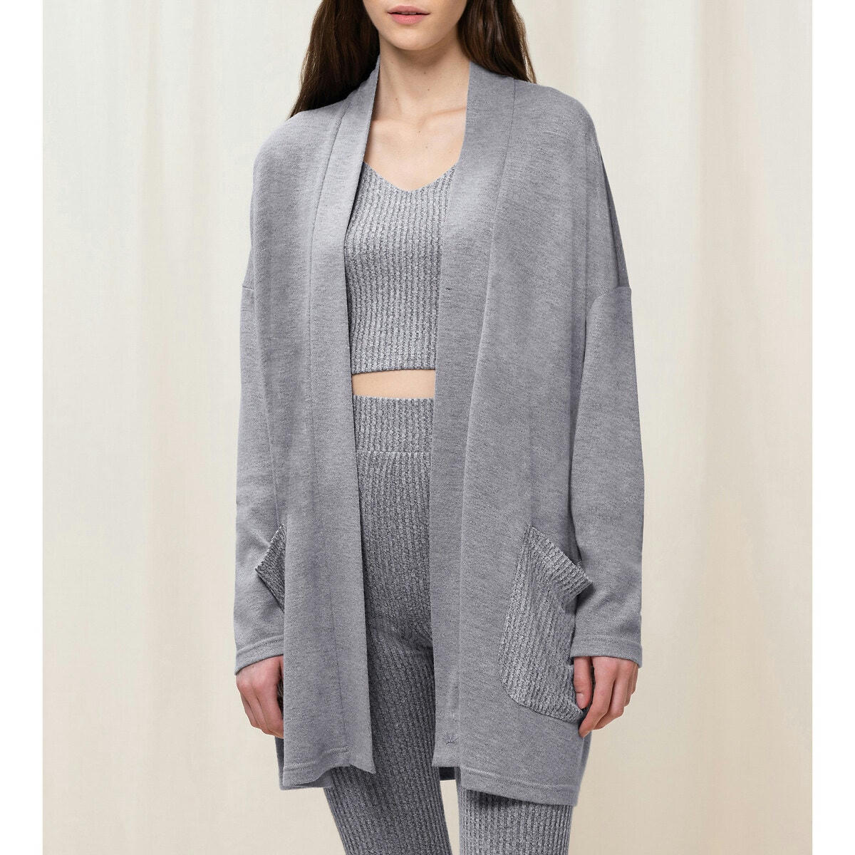 Long gilet homewear Thermal