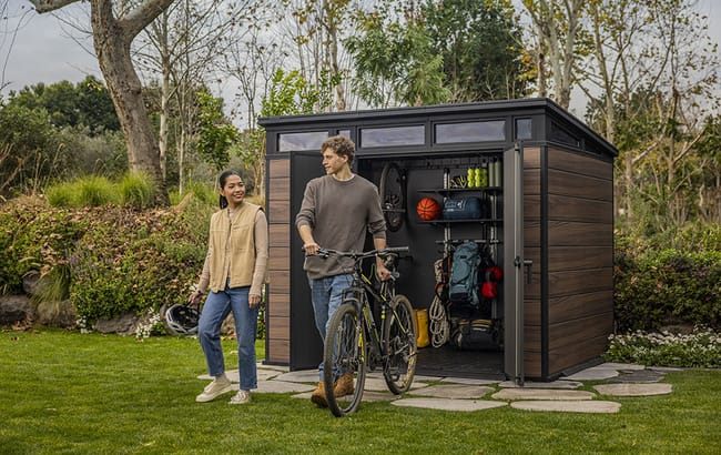 Keter Newest Shed 9x7ft - Rosewood