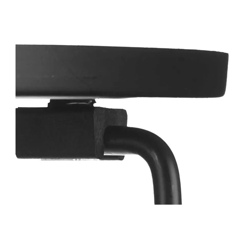 Giftdecor Bijzettafel/koffietafel - zwart - metaal - D35 cm x H50 cm