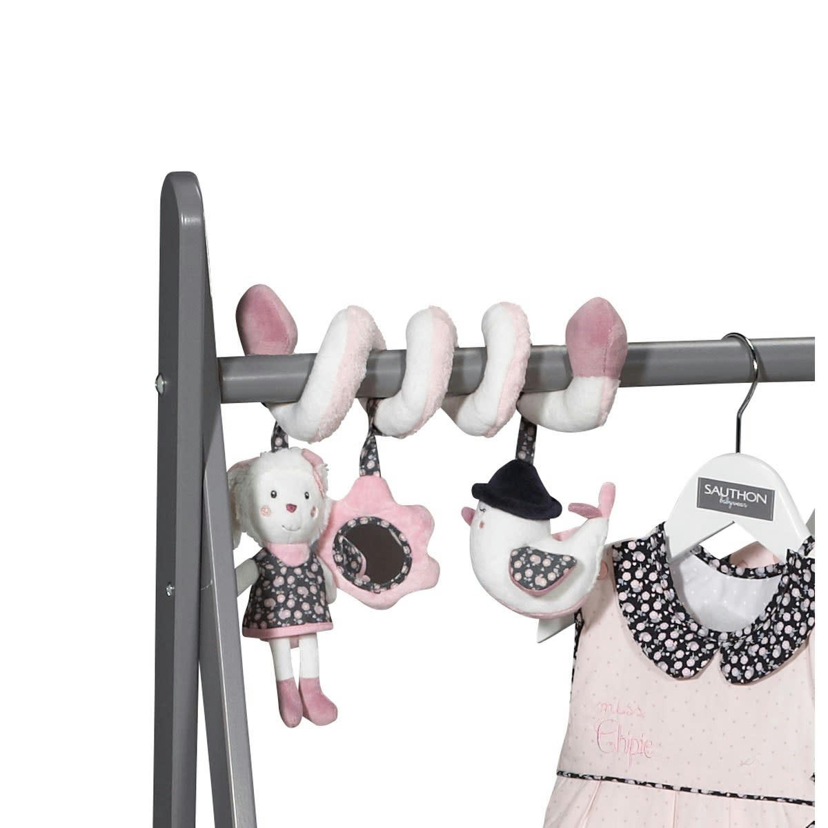 MISS FLEUR DE LUNE - Spirale d'activités en velours blanc