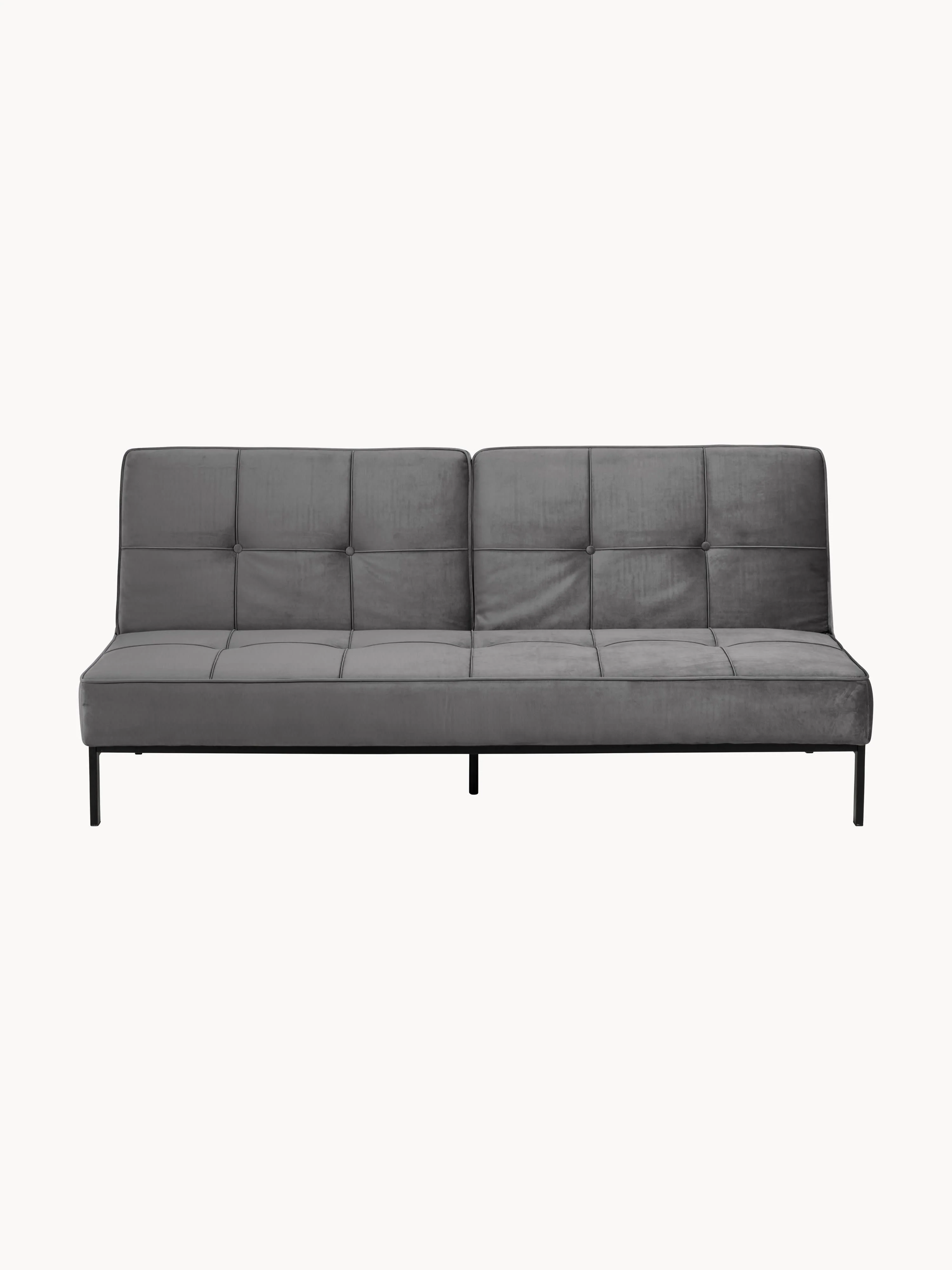 Samt-Schlafsofa Perugia (3-Sitzer)
