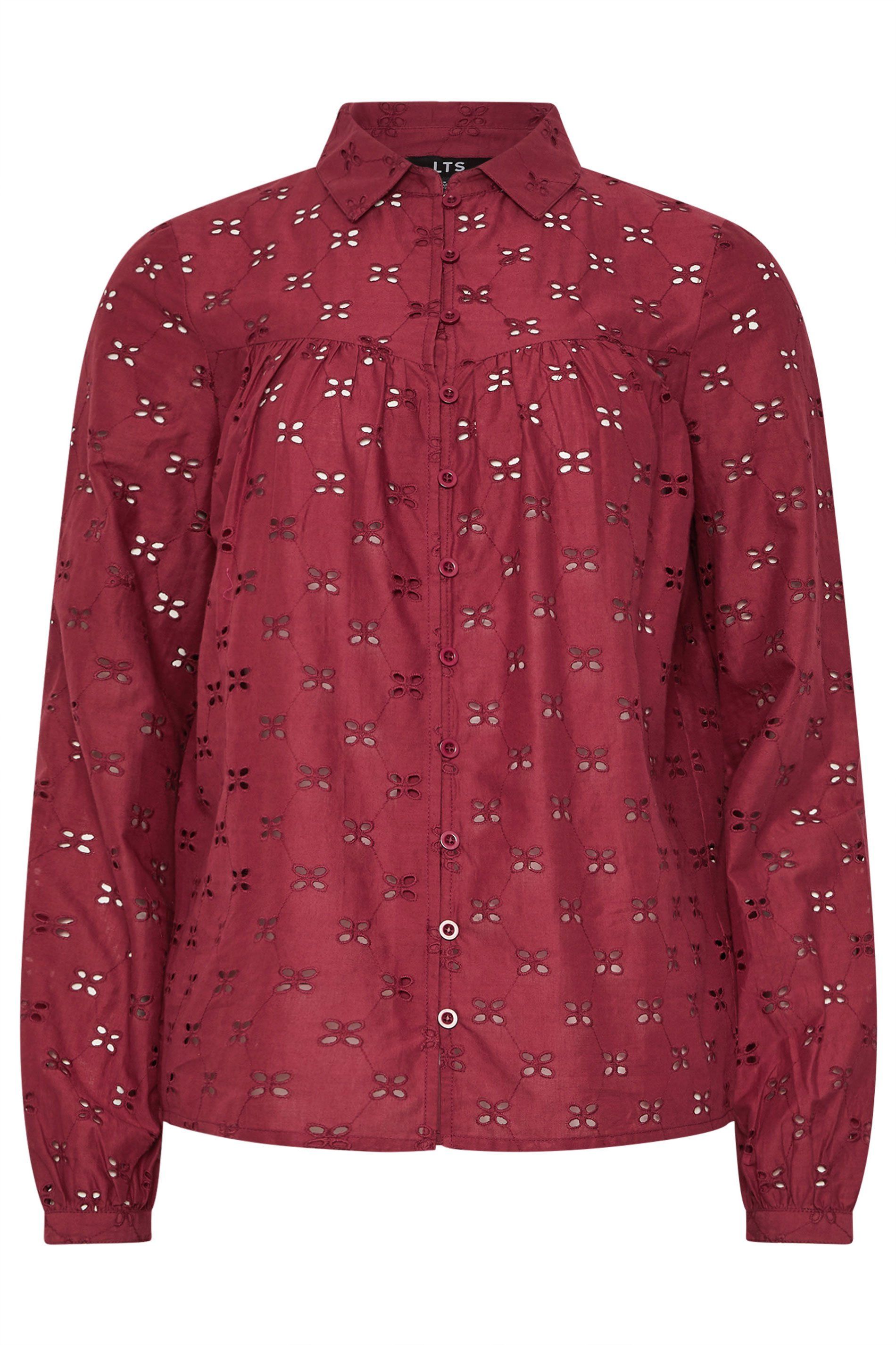 Long Tall Sally Tall Broderie Yoke Shirt