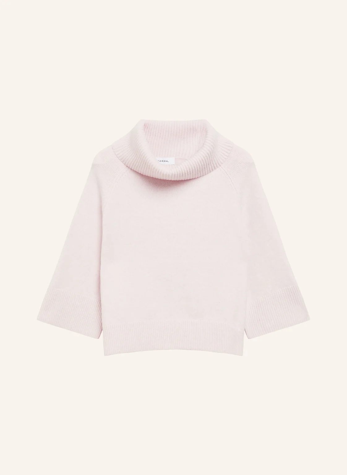 COMMA Rollkragenpullover mit 3/4-Arm
