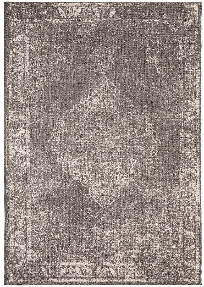 Buiten vloerkleed Sage - Grijs - dubbelzijdig - EVA Interior - 240 x 340 cm