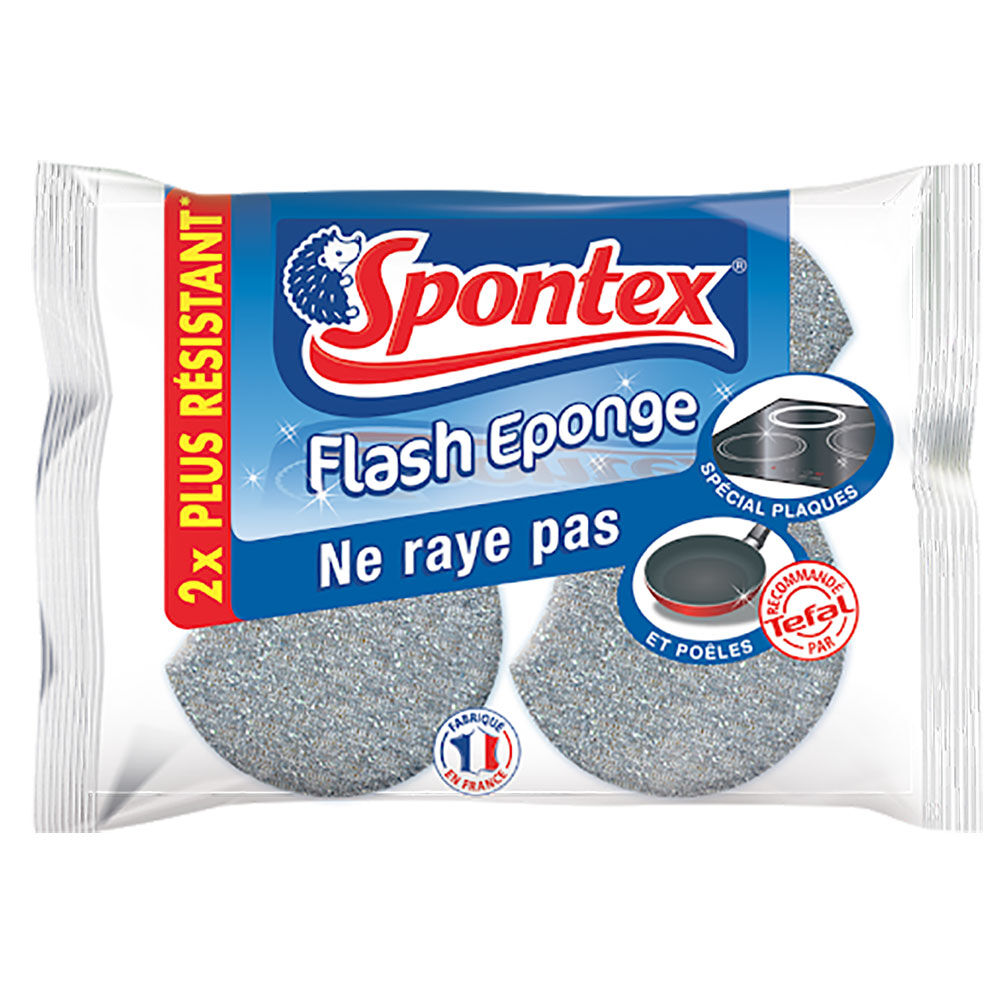 éponge flash Spontex x 2