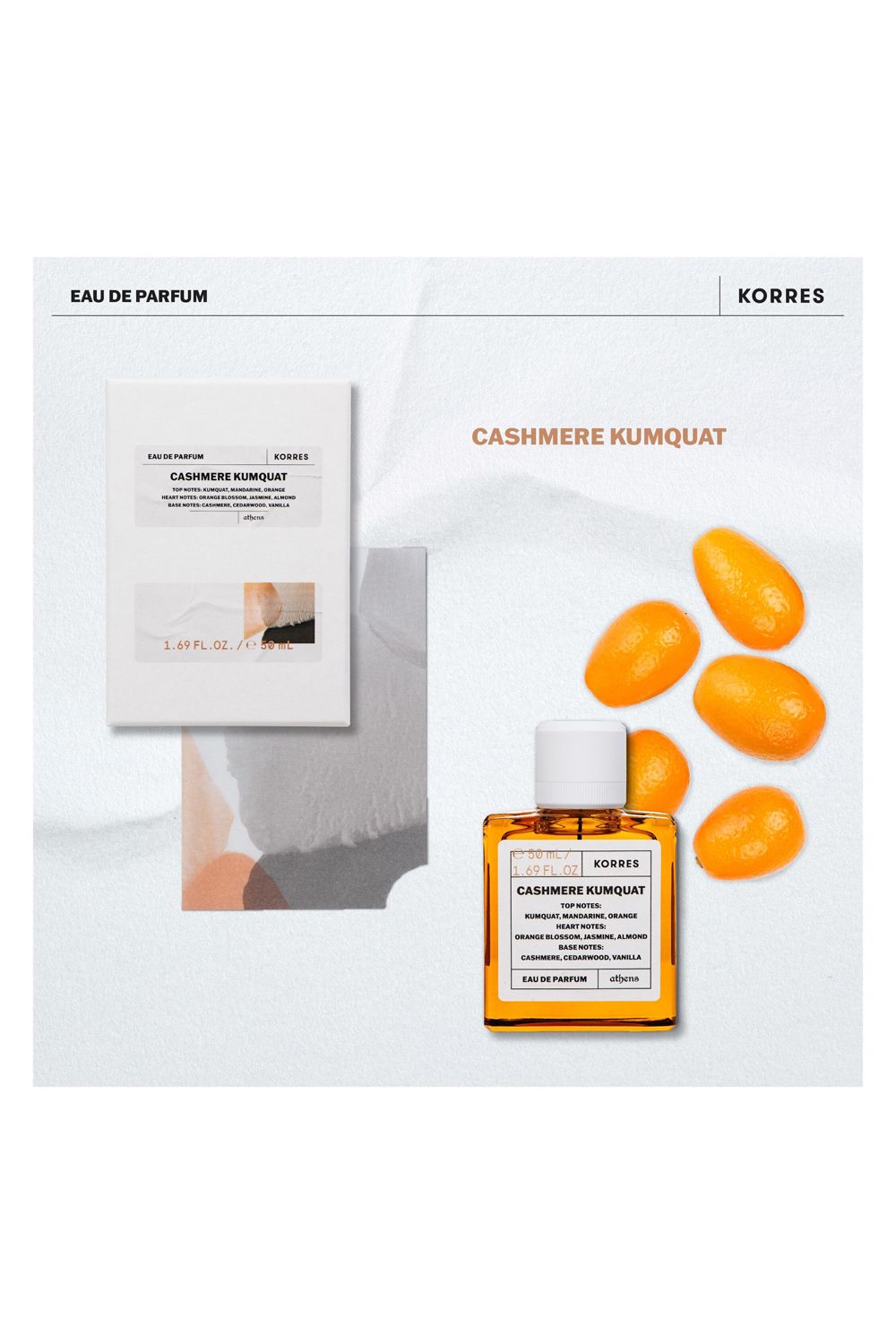 Korres Cashmere Kumquat Eau De Parfum 50ml