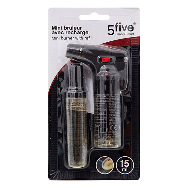 Mini brûleur   recharge 18ML - Noir- 5five