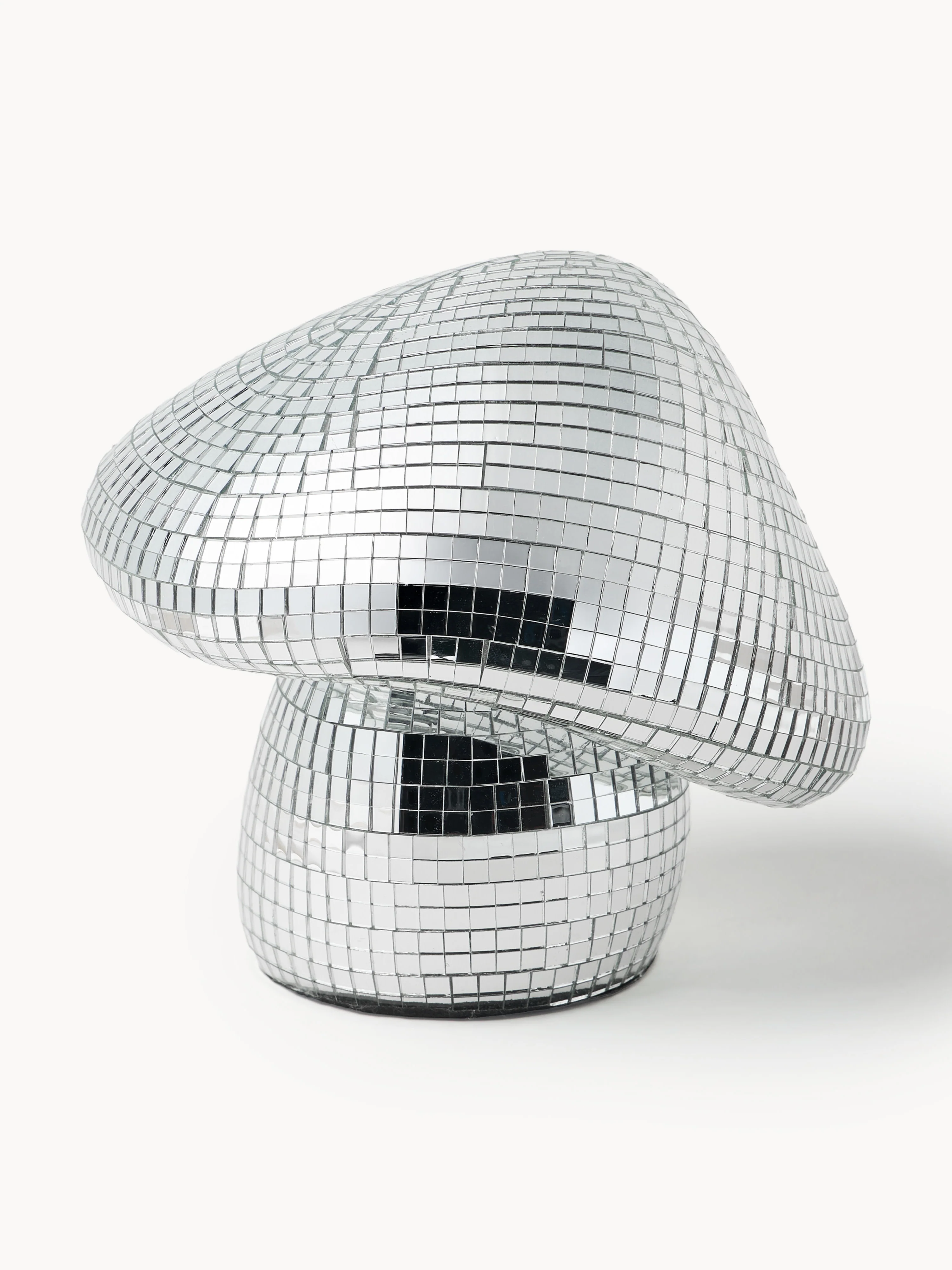 Glitzerndes Deko-Objekt Disco Mushroom