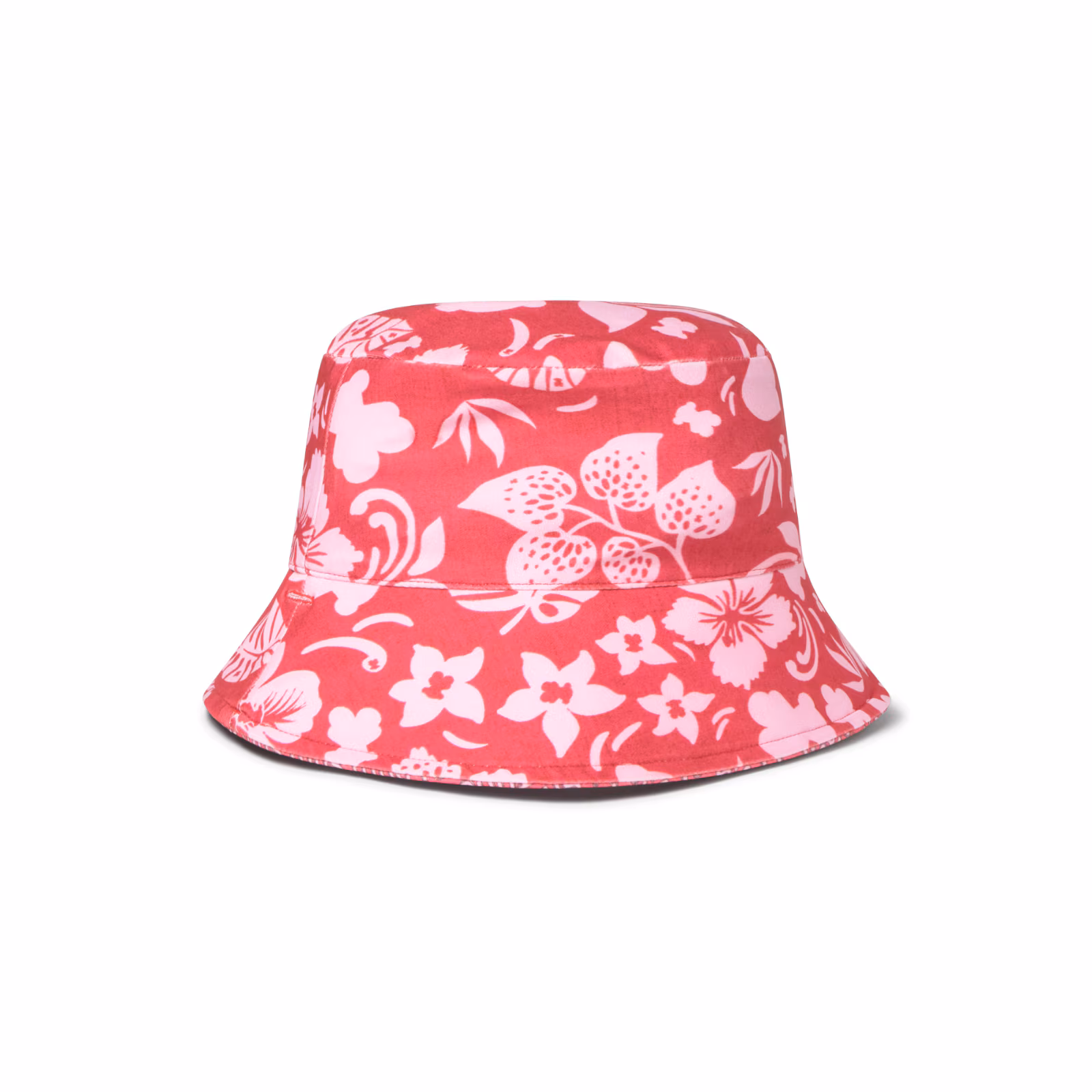 Gorro de playa Flower granate