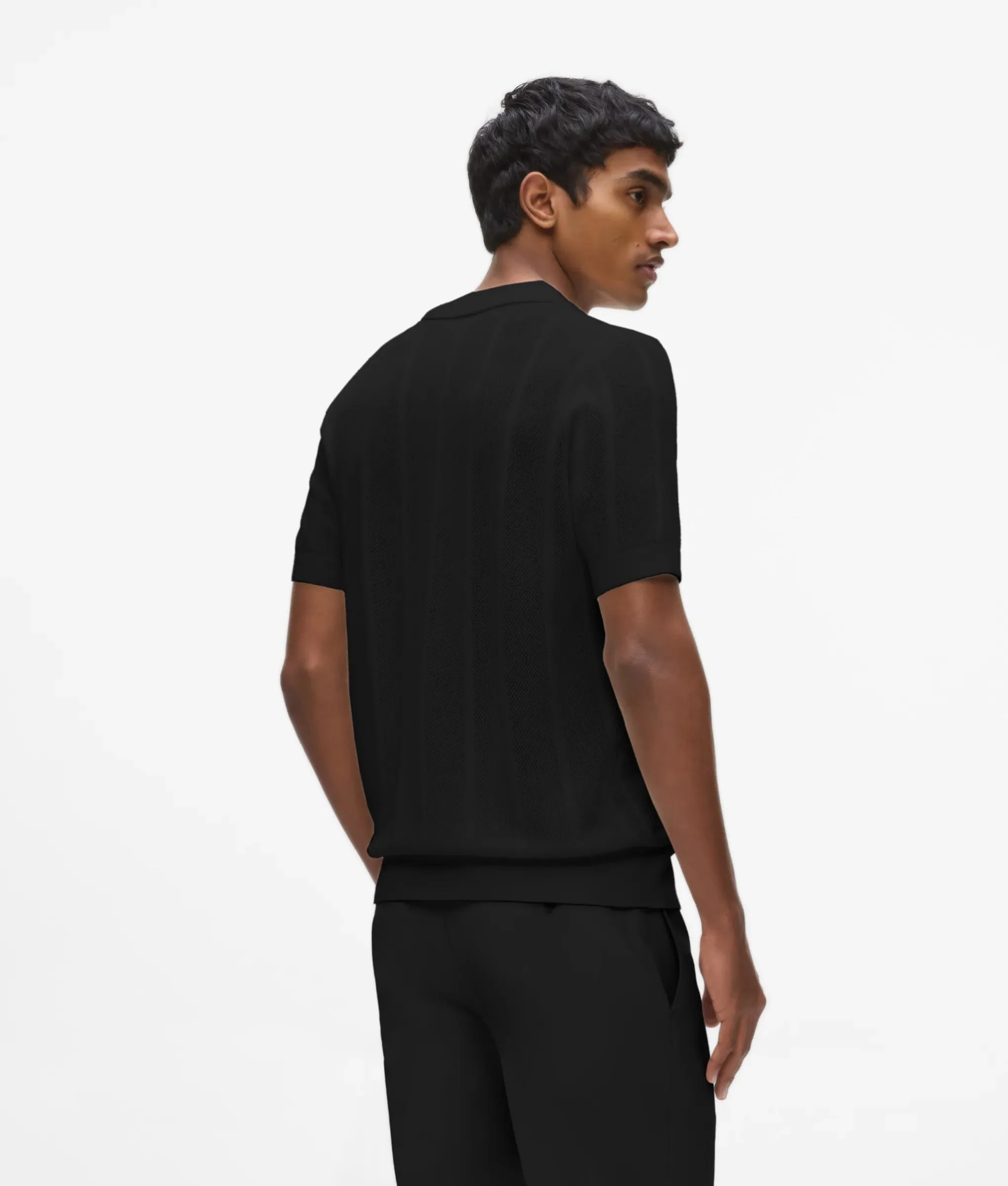 Chemise en maille à manches courtes