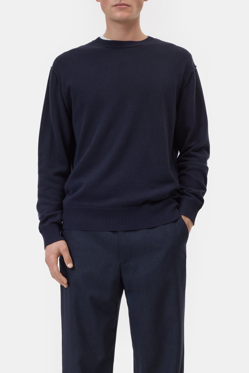 Crewneck aus reinem Cashmere