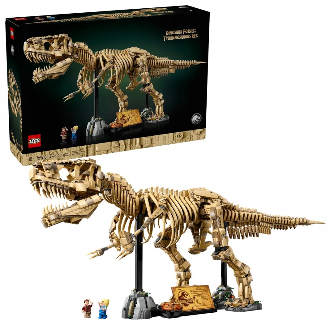 LEGO 76968 Jurassic World - Szkielety dinozaurów, Tyranozaur