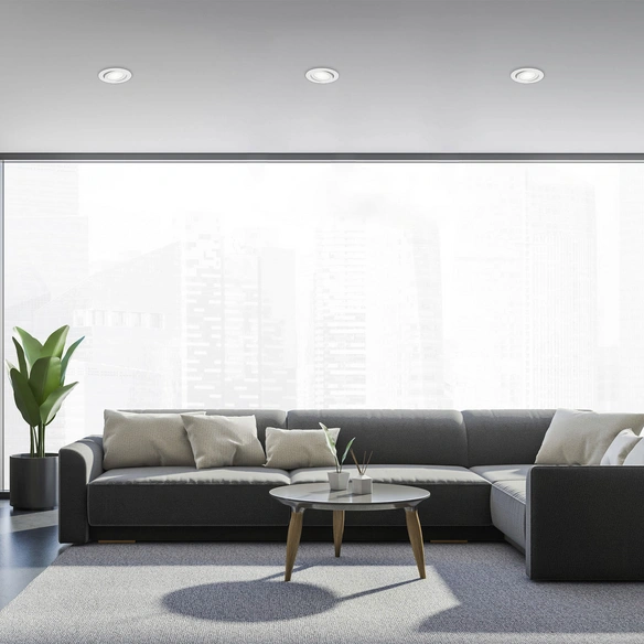 LED-Einbauleuchte »FLAT IN«, ∅: 10,6 cm, Höhe: 3 cm, 21 W