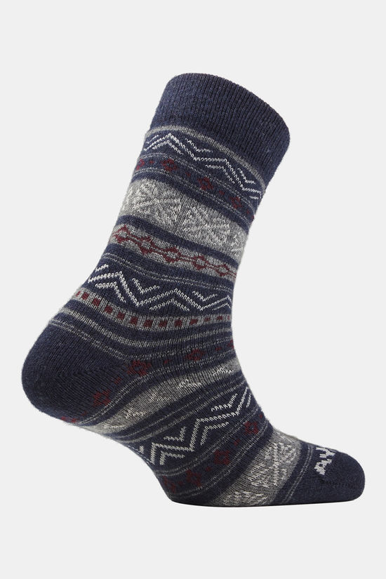 Ayacucho Light Fair Isle Crew Wool Wandelsok