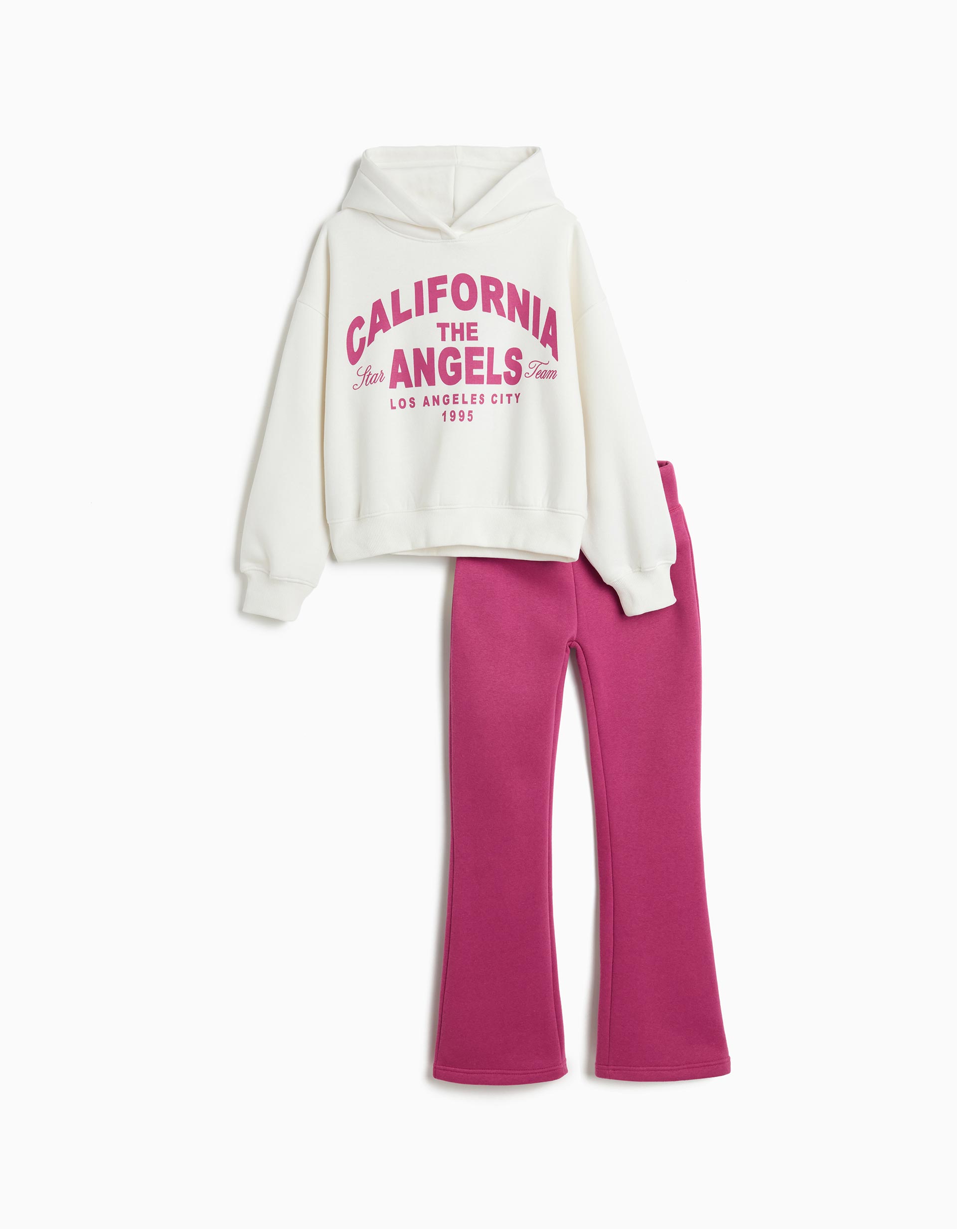 Conjunto de Jogging, Menina, Rosa Escuro