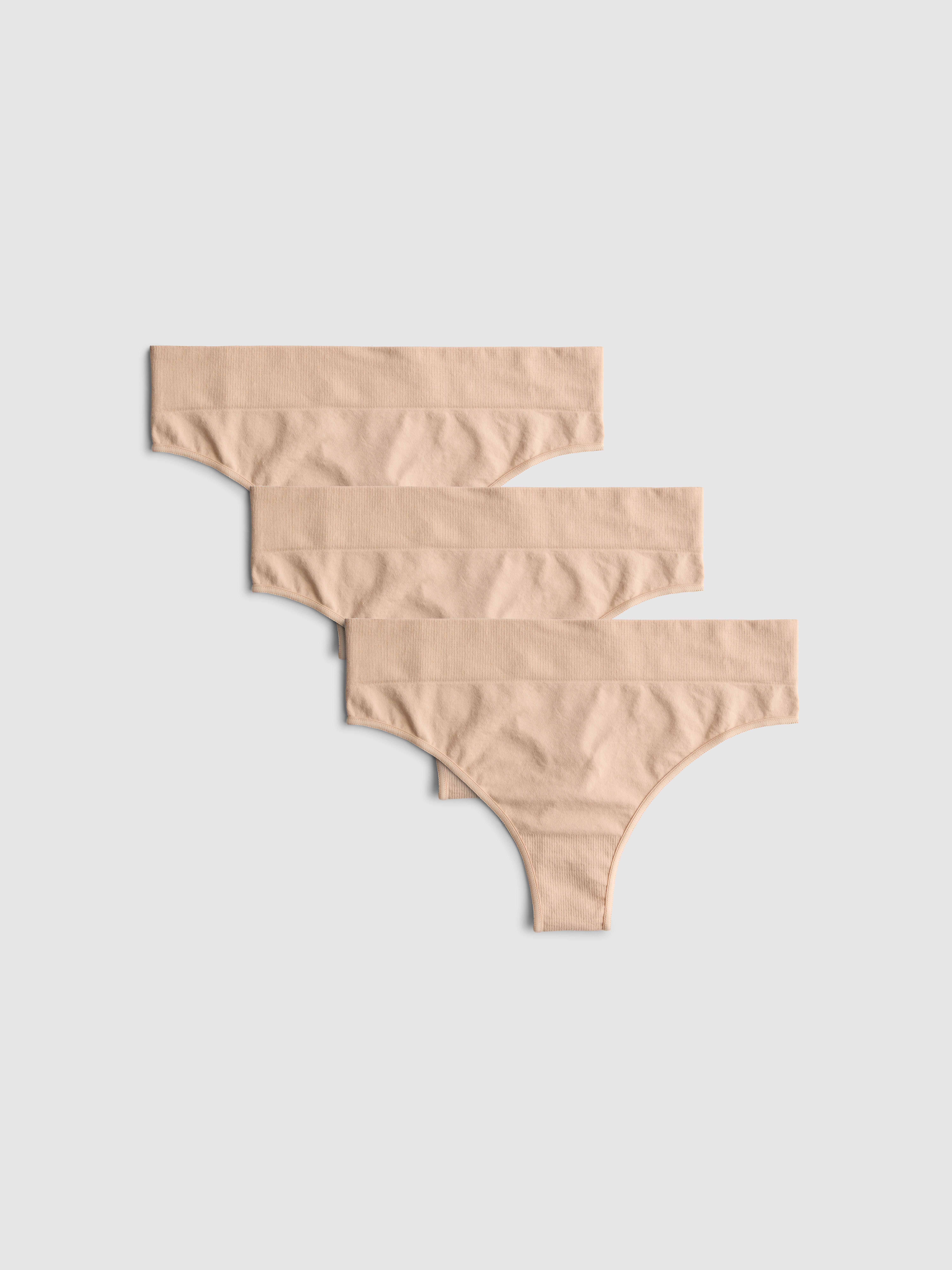 3-Pack Seamless Thongs