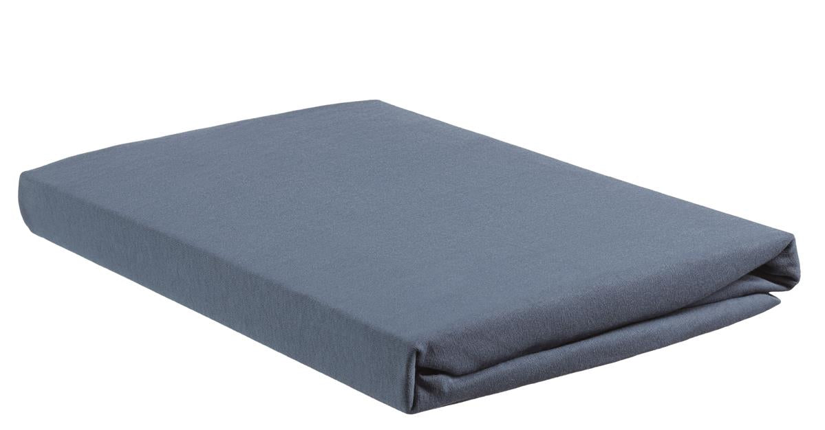 Beddinghouse - Jersey - Split-topper - Hoeslaken - 180x220 cm - Blauw