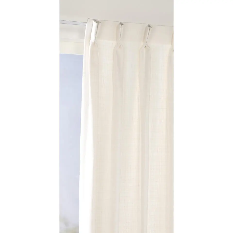 Gordijnstof Brunel lichtdoorlatend kamerhoog - off-white