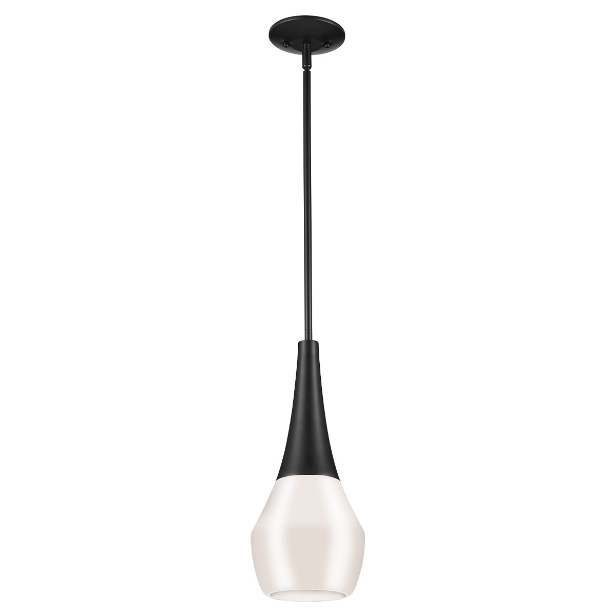 Lampa wisząca czarno-opalowy DEELA 1xE27x60W Kichler