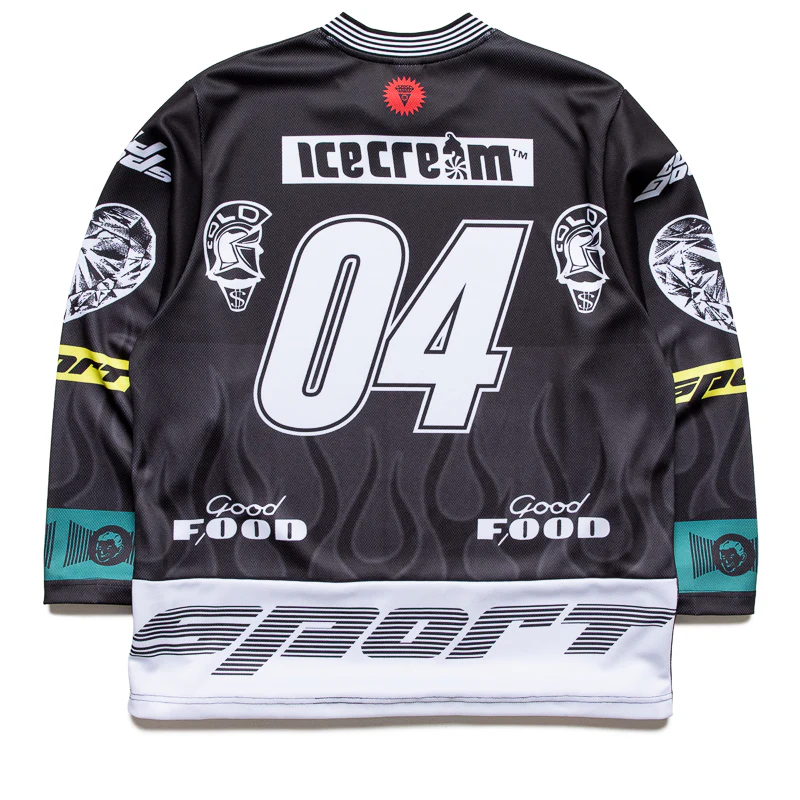 Ice Cream Good Food L/S Jersey - Black
