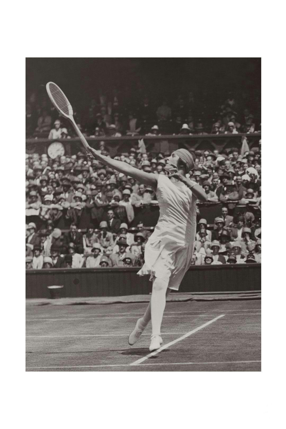 SPORT - Photo ancienne noir et blanc tennis n°11 alu 40x60cm
