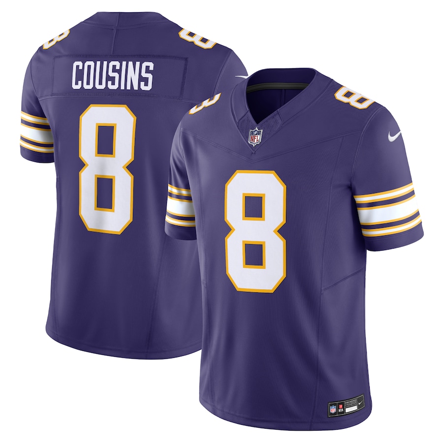 Kirk Cousins Minnesota Vikings Nike Classic Vapor F.U.S.E. Limited Jersey - Purple